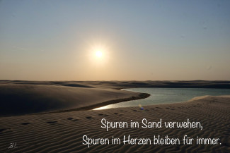 Spuren im Sand